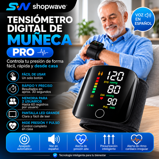 TC - TENSIOMETRO DIGITAL NEGRO